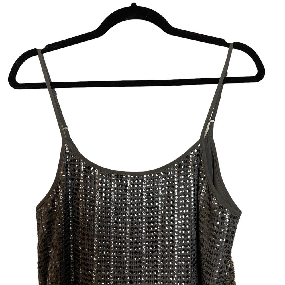 Forever 21 Special Collection Sequin and Beaded Micro Mini Dress Sz.M - Picture 6 of 16